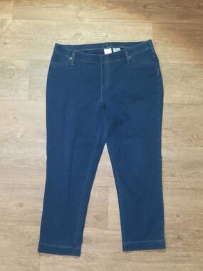 Time and Tru Navy Cropped Jeggings